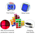 Miniatyrbilde 4 av 5: Tetris Stackable Nattlys, 7 stk Diy Led 7 Farger 3d Puslespill Induksjon Interlocking Skrivebordslampe Belysning Diy Magic Blokker Sterkt Lys For Barn Tenåringer