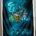 Populære flanellfleecepledd, myke, luftige pledd, barne-/sofa-/sengepledd, 130x150 cm, A10 Style 7