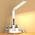 Miniatyrbilde 4 av 5: LED Skrivebordslampe med Penneholder/Digital Klokke Multifunksjonell Skrivebordslampe for Husholdning Barnerom B