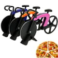 3 st Cykel Pizzaskärare Hjul Hackare