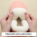 Miniatyrbillede 4 af 5: Memory Foam Hjemmesko, Unisex Komfortable Varme Hyggelige Skridsikre Indendørs Udendørs Hjemmesko PINK 46-47