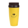 Miniatyrbild 2 av 5: Bärbar Coverless Twist-mugg med isolerad kaffekopp i rostfritt stål smile yellow