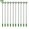 Pikkukuva 2 / 5: Kasvitukikeppi Lasikuitu Puutarha Yksittäisen Varren Tukirengas Kasville Kukalle 20pcs 17cm