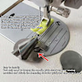 Miniatyrbilde 3 av 5: Universelt Symaskin Rullefaldfotsett, 3-10mm Bred Smal Rullefald Trykkfot Faldefot Sømguide Symaskintilbehør 4pcs -3-4-5-6mm