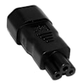 Miniatyrbillede 3 af 5: PDU UPS C14 til C5, IEC320 C13/C14 til C5/C6 Kedelledning til PC Bærbar Strømforsyningskabeladapter
