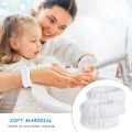 Miniatyrbillede 4 af 5: 4 par håndledsvaskbånd i mikrofiber til kvinder og piger