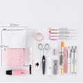Miniatyrbillede 2 af 5: Teleskopisk pop-up blyantpose kosmetik opbevaringspose kompatibel med skolekontor,c