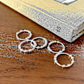 Miniatyrbild 4 av 5: 925 Sterling Silver Ångestdämpande Ring För Kvinnor Män Fidgetringar För Ångest Ångestring Med Pärlor Spinnerring För Ångest Cy) 9