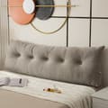 Kileformet pute for sengehode, hodestøtte, lang pute Dark Grey 100*40*12cm