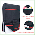 Miniatyrbild 2 av 5: Sony PS5-fodral med PS5-handtag Buggy Bag Game Pp CD-väska Skyddsfodral