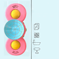 Miniatyrbilde 4 av 4: 3 stk. Sugekopp Fidget Spinner for Babyer Sugekopp Spinner Leker Babyleker, Baby Fidget Spinner Sugekopp
