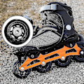 Miniatyrbilde 4 av 5: 8 Pakke Inline Skøytehjul, Innendørs/Utendørs Rulleskøytehjul, Erstatningshjul Med Lager 64mm-Bra