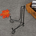 Miniatyrbillede 5 af 5: 6 tommer sort jernplade standholder staffeli display stand til plade, billede, foto og mere, 4 stk.