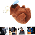Pikkukuva 7 / 7: Kapibara-avaimenperä avaimenperä plushi avaimenperä reppu riipus avaimenperät plushi kapibara riipukset plushi täytetty kapibara riipus plushi kapibara koriste