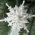 Miniatyrbillede 1 af 3: Xmas 12cm Lar Glitter Træ Hængende F Kugler Træ R