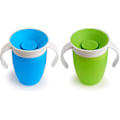 Miniatyrbillede 3 af 5: Miracle 360 Learner Cup - Grøn/blå - 240ml, 2-pak