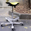 Miniatyrbilde 5 av 5: Kontorstol 2 tommers svingbare faste hjul Plast glidebane stolbein 5 stykker (yu-1)