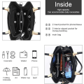 Miniatyrbillede 4 af 5: Dame Top-handle tasker, håndtaske kvinder elegant crossbody taske, PU læder damer håndtasker skuldertaske - gave til mor, søster og venner (sort)