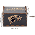 Miniatyrbild 3 av 5: Game Of Thrones Musikbox, Retro Stil Handvev Trä Musikbox Trä, Graverad Musikbox för Barn, Heminredning, Present(Game Of Thrones)