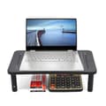 Bildskärmsstativ - Ergonomiskt laptopstativ, justerbart i 3 höjder; stöder upp till 20 kg (svart).
