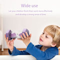 Miniatyrbillede 7 af 7: Timeglas Sand Timer, Sand Timer, Timeglas Børns Timeglas Timer Timeglas Sæt Farverigt Sandur Køkken Timer Purple 10 min