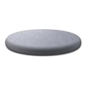 Miniatyrbillede 1 af 4: Rundt Memory Foam Pude Komfortabel Åndbar Polstret Skammelbetræk Vaskbar Måtte Til Hjem Soveværelse Light Grey 40cm