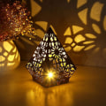 Miniatyrbilde 1 av 5: Polar Star Stor Gulvlampe Led Fargerike Diamantlys Bohmsk Mosaikk Stjernehimmel Gulvprosjektorlamper Batteridrevet Nattlys Festivalbelysning
