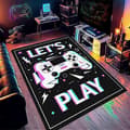 Gaming Matta, Stor Halkfri Spelmatta för Sovrum 60*90CM style5
