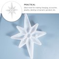 Miniatyrbillede 3 af 3: Cirkel Øreringe Smykker Epoxy Støbeforme Silikone Vedhæng Form Håndværk Gummi Diy Håndværk Støbeform