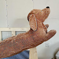 Miniatyrbilde 5 av 5: Søt klemmek pute plysj utstoppet korthåret dachshund utstoppet pute samling for hjemmekontor