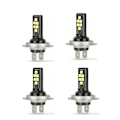 Pikkukuva 1 / 5: 4x H7 Led -ajovalon muuntaminen polttimot 6000k Auton ajovalaisin High/low Beam