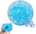 Elastisk knaprig formbar klämleksak, glassformad sensorisk klämboll, bärbar handledsleksak för daglig taktil avslappning blue