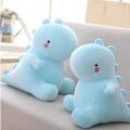 Miniatyrbilde 2 av 4: Søt dinosaur plysjleke, Kawaii plysjdyrdukke, plysj utstoppet dyr dinosaur klem pute myk, bursdagsgave til barn jenter gutter green