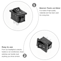 Miniatyrbild 3 av 3: 10 st Båtswitch Mini Rocker Liten Switch Ljusswitch Tryckknapp Ys Switch The Switch