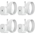 Laddare för iPhone - Snabbladdare - Adapter + Kabel 20W USB-C Vit 1-pack iPhone 1-Pack iPhone