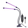Växtlampa / växtbelysning med 2 flexibla LED-lysrör