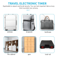 Miniatyrbillede 4 af 5: Smart Time Lock Lcd Display Time Lock Usb Genopladelig Midlertidig Timer Hænglås Rejse Elektronisk Ti
