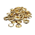 Miniatyrbilde 1 av 5: 14 mm Jernmaljer Grommet og Skiver Gold 500 pcs x 14mm