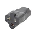 Miniatyrbilde 3 av 5: Gjør-det-selv-strømkoblingsadapter IEC320 C14 hann til Nema 5-15/20r hunn