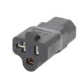 Pikkukuva 3 / 5: Tee-se-itse-virtajohtimen sovitin IEC320 C14 uros Nema 5-15/20r naaras