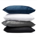 Miniatyrbild 3 av 4: Satin Kuddeöverdrag - Kuddfodral - 50 x 66cm - 2-pack - 2 Dark blue