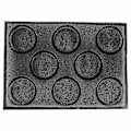 Miniatyrbillede 1 af 5: Silikone Hamburgerbrødsforme Perforerede forme Non-stick bageplader Passer til halv pandestørrelse
