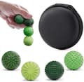 Silikonmagnetiska bollfidgetleksaker för vuxna och tonåringar, 4-pack stresslindrande sensoriska leksaker för ångest, autism, ADHD, kontorspresenter green