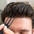 Miniatyrbillede 4 af 5: Herre Hårkam Værktøj Dobbeltsidet Barber Salon 3 I 1 Brede Tænder