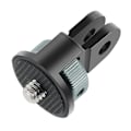 Pikkukuva 4 / 5: SS45181-A1 Alumiiniseos 1/4 tuuman ruuvijalusta-adapteri Insta360 Gopro DJI:lle, 360 astetta pyörivä Multicolor Black Titanium