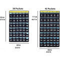 Miniatyrbilde 4 av 4: Nummerert arrangør Klasserom lommekart for mobiltelefoner Kalkulatorer Holde