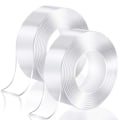 Miniatyrbillede 1 af 10: 2 stk 3m dobbeltsidet transparent nanote tape sort