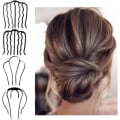 Miniatyrbild 1 av 5: Hårklämma Hårnål Bun Chignon Pin Hårgaffel Franska Hårnålar 4 Klor Hårpinne Bun Hårhållare Tillbehör för Kvinnor och Flickor