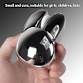 Miniatyrbillede 5 af 5: [2.4G+Bluetooth] Trådløs Bluetooth-mus 2.4G USB-computermus, lydløs dual-mode kaninformet trådløs mus til bærbar PC iPad, 1200dpi, sølv