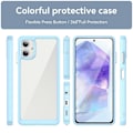 Pikkukuva 2 / 5: Iskunkestävä suojakuori Samsung Galaxy A06 -puhelimelle, TPU + akryyli, läpinäkyvä Multicolor Style C